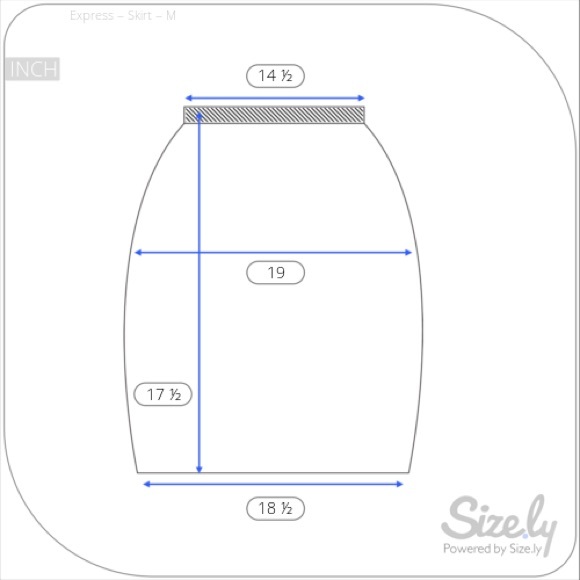 NWT Express Shimmer Silver Skirt - Picture 6 of 6